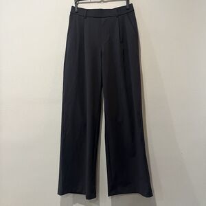 Halara Pants‎ Halo Tek Air Wide Leg Women’s Small Black Pockets Pull On Minimal
